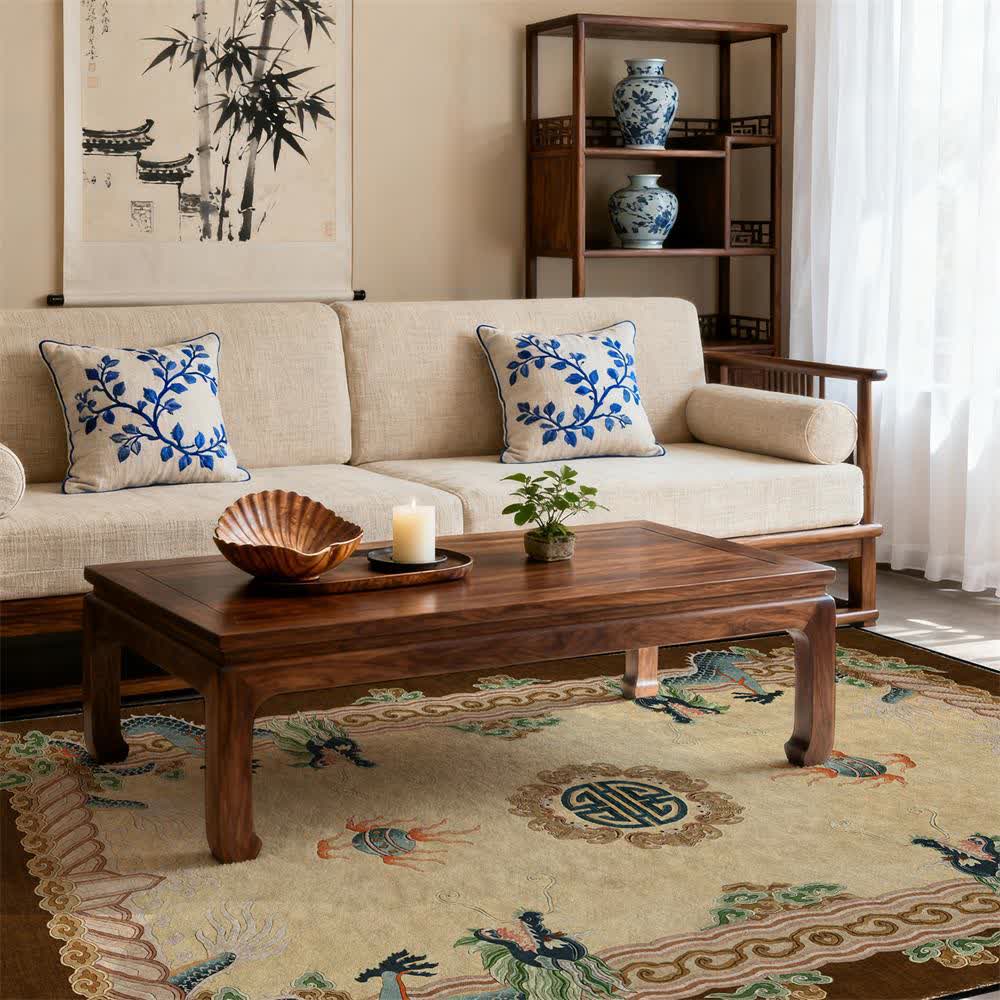 Ownkoti Chinese Style Classical Dragon Motif Area Rug - image 9