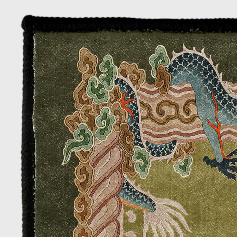 Ownkoti Chinese Style Classical Dragon Motif Area Rug - image 6