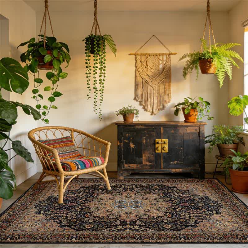 Ownkoti Persian-inspired Bohemian Foldable Carpet - image 1