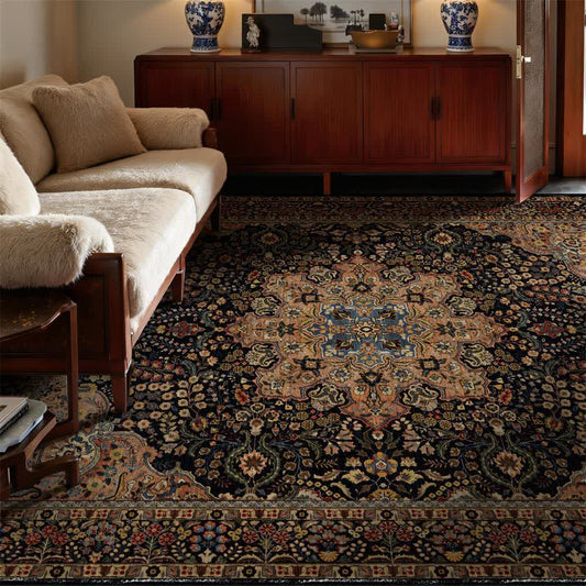 Ownkoti Persian-inspired Bohemian Foldable Carpet - 95" x 119" - image 0