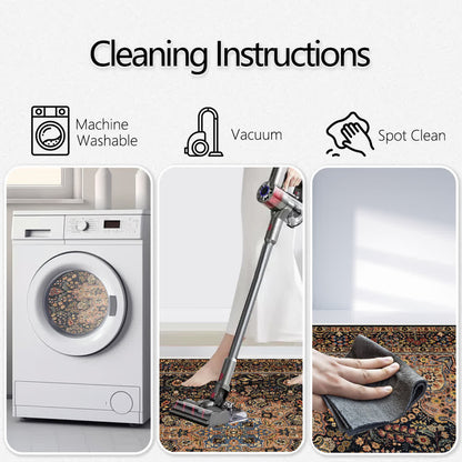 Ownkoti Persian-inspired Bohemian Foldable Carpet - image 8