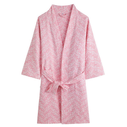 Ownkoti Abstract Pattern Pure Cotton Bath Robe - image 7