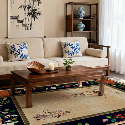 Ownkoti Vintage Floral with Classical Vase Area Rug - image 2