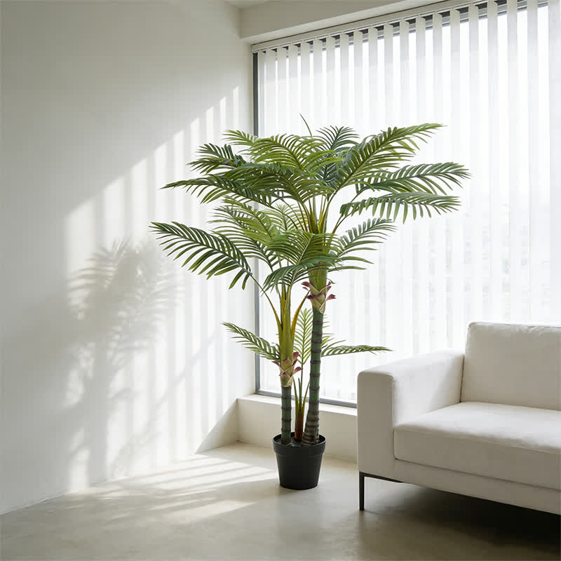 Ownkoti Realistic Faux Palm Tree for Indoor Outdoor Decor - image 4