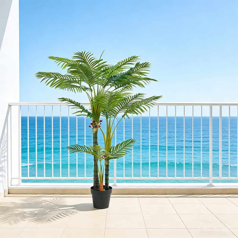Ownkoti Realistic Faux Palm Tree for Indoor Outdoor Decor - image 1