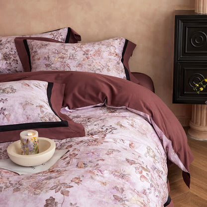 Ownkoti Dreamy Floral & Butterfly Cotton Bedding Set(4PCS) - image 2