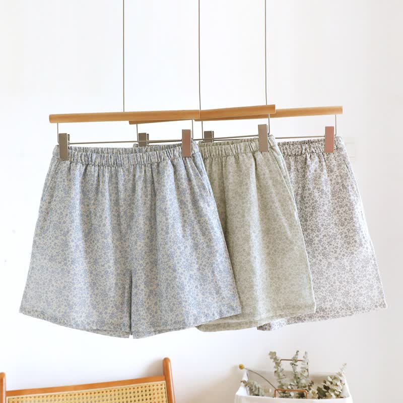 Ownkoti Ditsy Floral Cotton Tank & Shorts Pajama Set - image 5