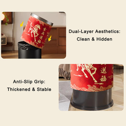 Ownkoti Oriental Heritage Galloping Horse Waste Bin - image 4