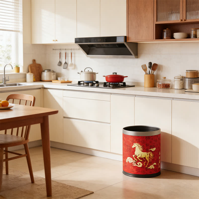 Ownkoti Artisan Leather Equestrian Waste Bin - image 2