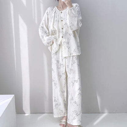 Ownkoti Bamboo Print Double Gauze Cotton Loungewear Set - image 2