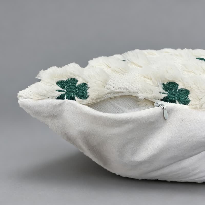 Ownkoti Shamrock Embroidered Throw Pillow Cover - image 11