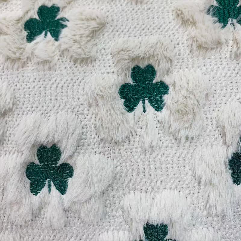 Ownkoti Shamrock Embroidered Throw Pillow Cover - image 10