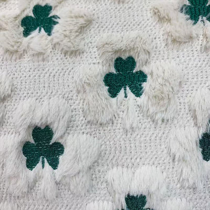 Ownkoti Shamrock Embroidered Throw Pillow Cover - image 10