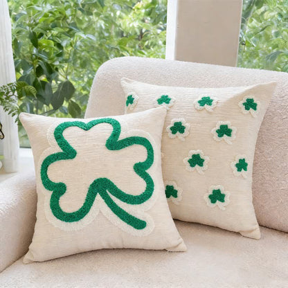 Ownkoti Festive Irish Shamrock Throw Pillow Cover - image 5