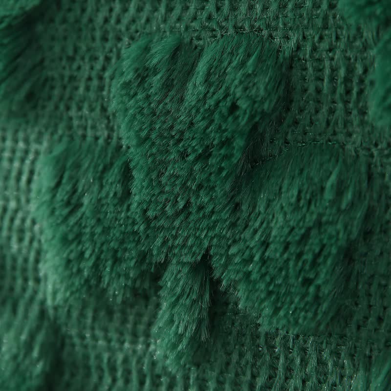 Ownkoti Solid Shamrock Jacquard Throw Pillow Cover(2PCS) - image 4