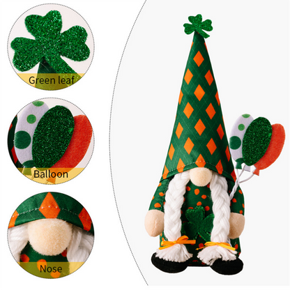Ownkoti St. Patrick's Day Gnomes Plush Decor  - image 6