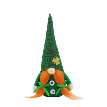 Ownkoti St. Patrick's Day Faceless Doll Ornaments  - Girl - 4PCS - 2"W x 5"L x 8"H - image 5
