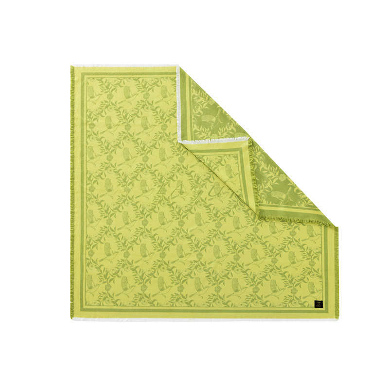 Ownkoti Green Artistic Botanical Tassel Throw Blanket - image 11