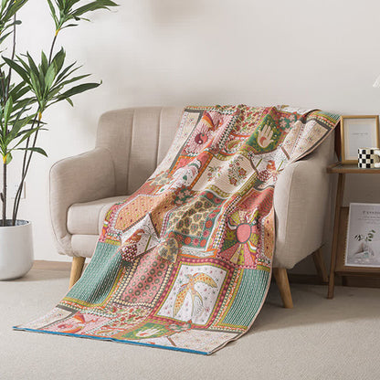 Ownkoti Bohemian Vintage Cotton Gauze Bath Towel - image 1