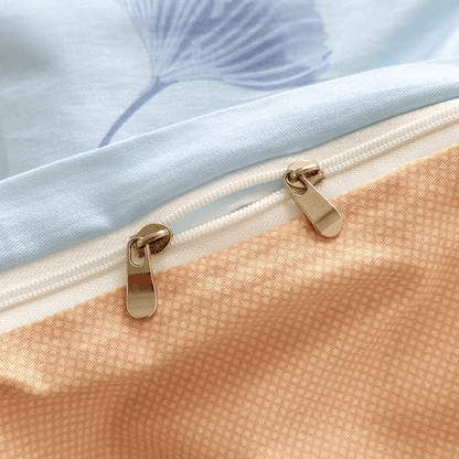 Ownkoti Blue Ginkgo Leaf Pure Cotton Bedding - image 4