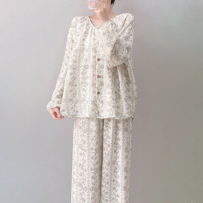 Ownkoti Sunflower Double Gauze Cotton Pajama Set - image 2