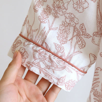 Ownkoti Jungle Mushroom & Bunny Cotton Gauze Pajamas - image 9