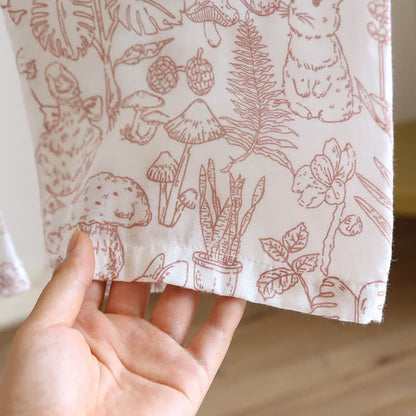 Ownkoti Jungle Mushroom & Bunny Cotton Gauze Pajamas - image 11