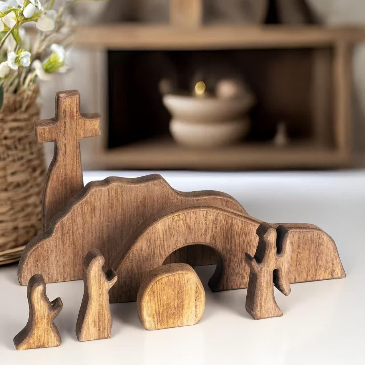 Ownkoti Easter Empty Tomb Scene Decor - image 2