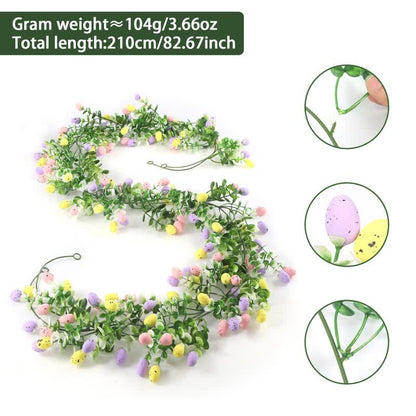 Ownkoti Artificial Easter Egg Eucalyptus Greenery Garland(2PCS) - image 12