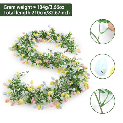 Ownkoti Artificial Easter Egg Eucalyptus Greenery Garland(2PCS) - image 6