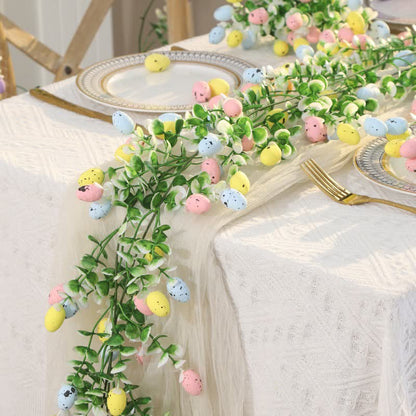 Ownkoti Artificial Easter Egg Eucalyptus Greenery Garland(2PCS) - image 2