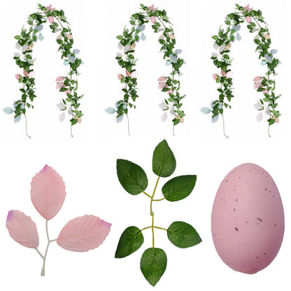 Ownkoti Faux Easter Egg Greenery Garland - 3PCS - 71" - image 7