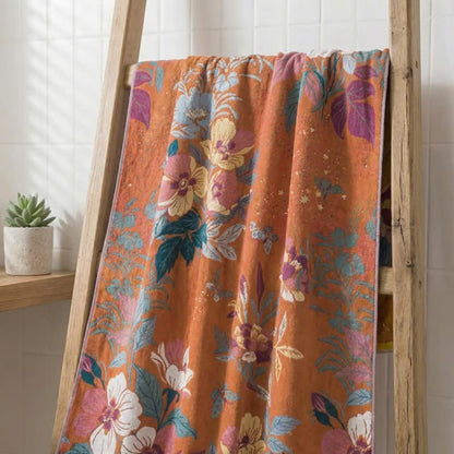 Ownkoti Peach Blossom Cotton Gauze Bath Towel - image 2