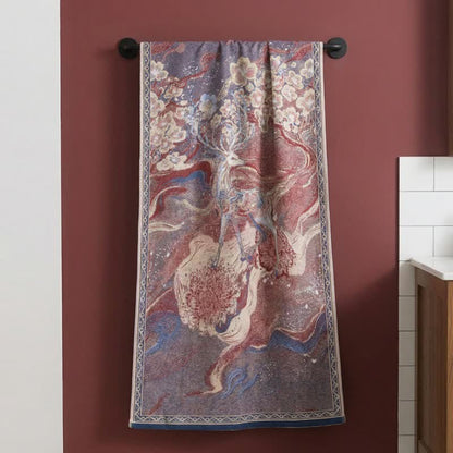 Ownkoti Dreamy Deer & Floral Cotton Gauze Bath Towel - image 4