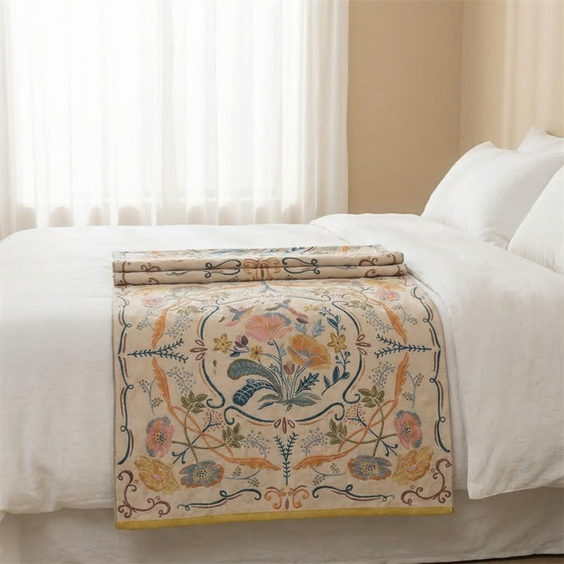 Ownkoti Country Floral Cotton Gauze Bath Towel - image 1
