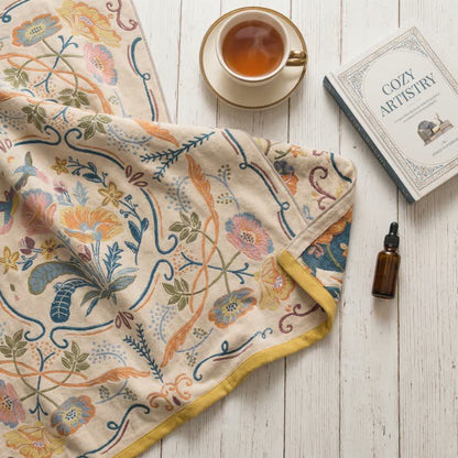 Ownkoti Country Floral Cotton Gauze Bath Towel - image 2