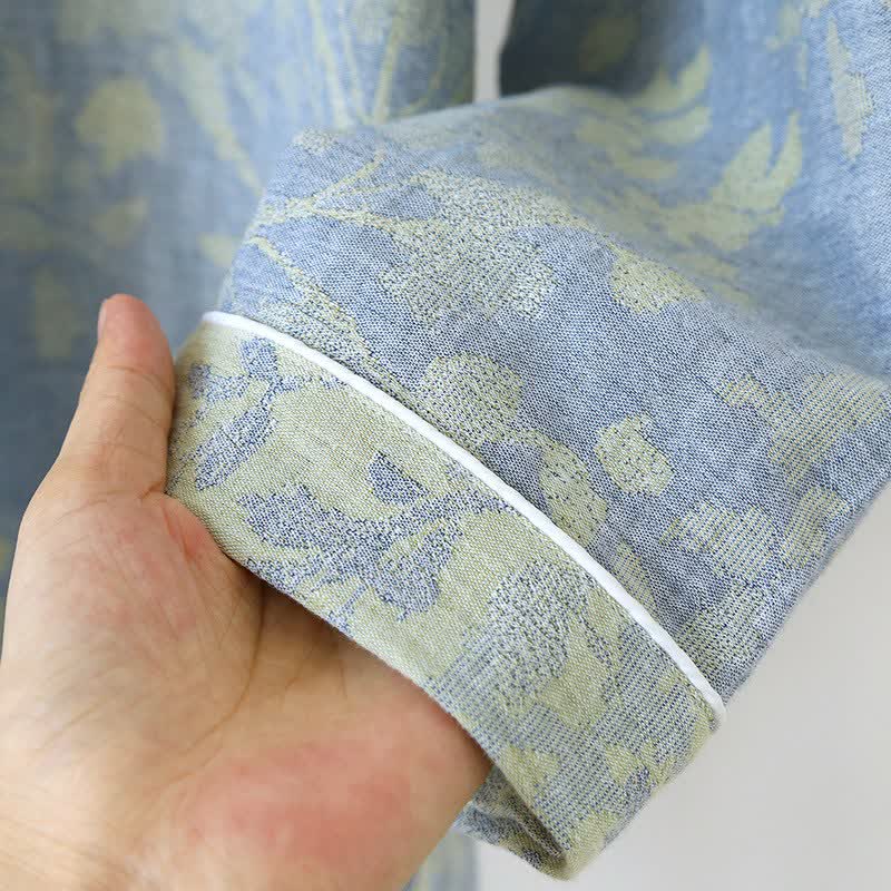 Ownkoti Eastern-Inspired Floral Cotton Pajama Set - image 5