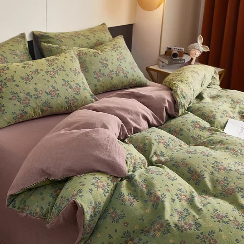 Ownkoti Ditsy Floral Cotton Double Gauze Bedding - image 2