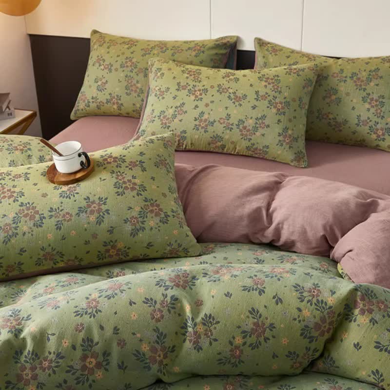 Ownkoti Ditsy Floral Cotton Double Gauze Bedding - image 4