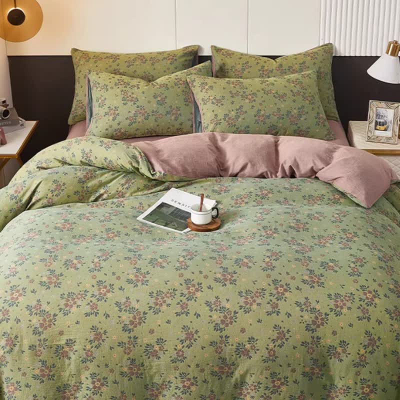Ownkoti Ditsy Floral Cotton Double Gauze Bedding - image 1