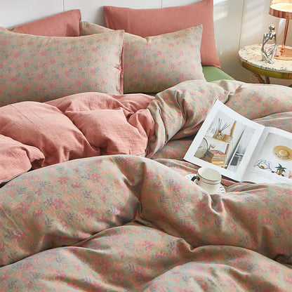 Ownkoti Cottage Floral & Leaf Cotton Double Gauze Bedding - image 4