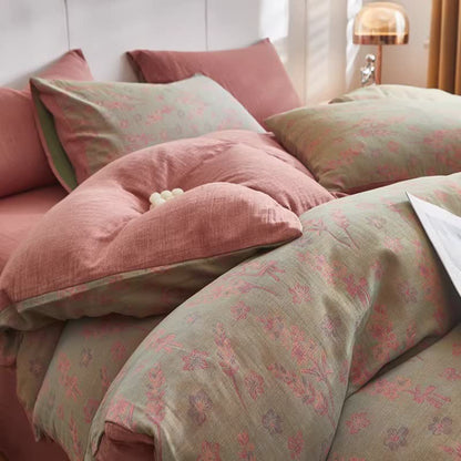 Ownkoti Lavender & Floral Cotton Double Gauze Bedding - image 7