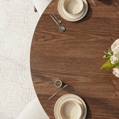 Ownkoti Luxury Gray Mid-Century Modern Round Dining Table For 4/6/8 - image 9