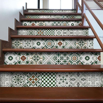 Ownkoti Green & White Peel and Stick Wall Sticker (24PCS) - image 4