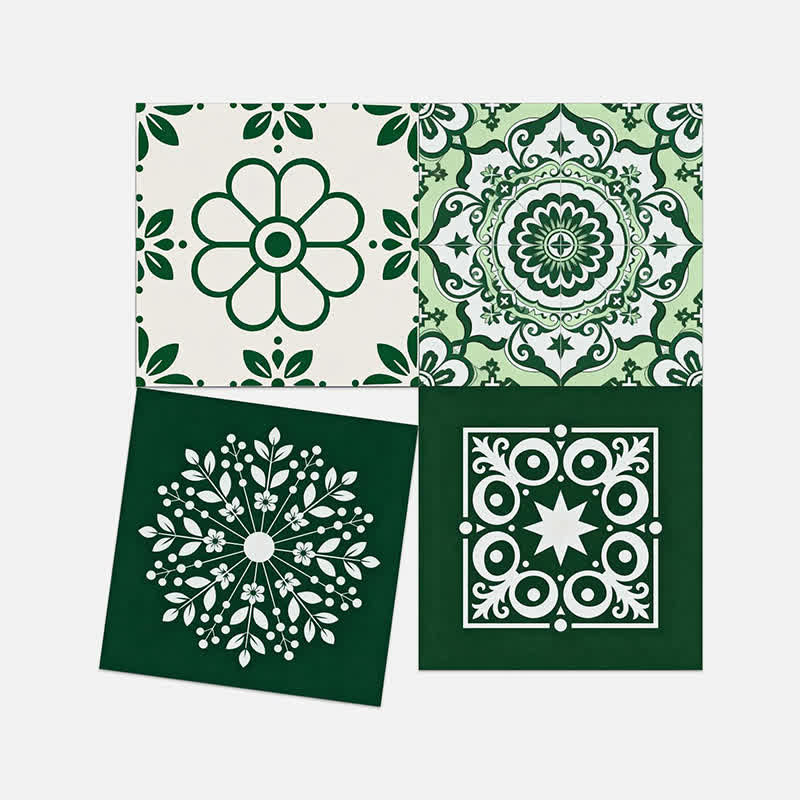 Ownkoti Retro Floral Peel and Stick Wall Sticker (24PCS) - image 11