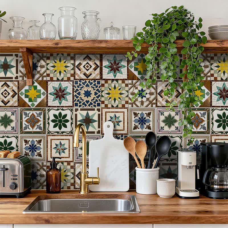 Ownkoti Vintage Peel and Stick Wall Sticker (24PCS) - image 1