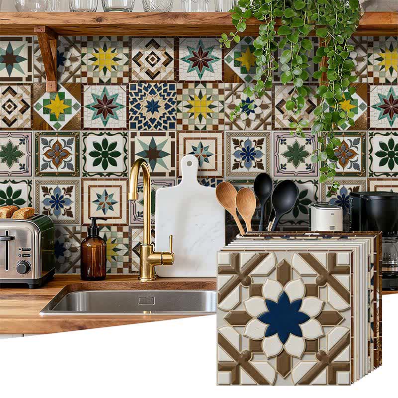 Ownkoti Vintage Peel and Stick Wall Sticker (24PCS) - image 6