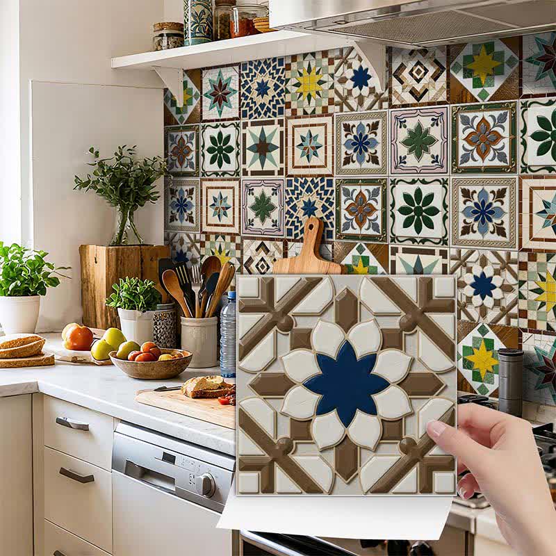 Ownkoti Vintage Peel and Stick Wall Sticker (24PCS) - image 0