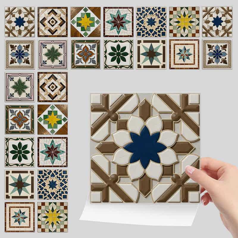 Ownkoti Vintage Peel and Stick Wall Sticker (24PCS) - image 7