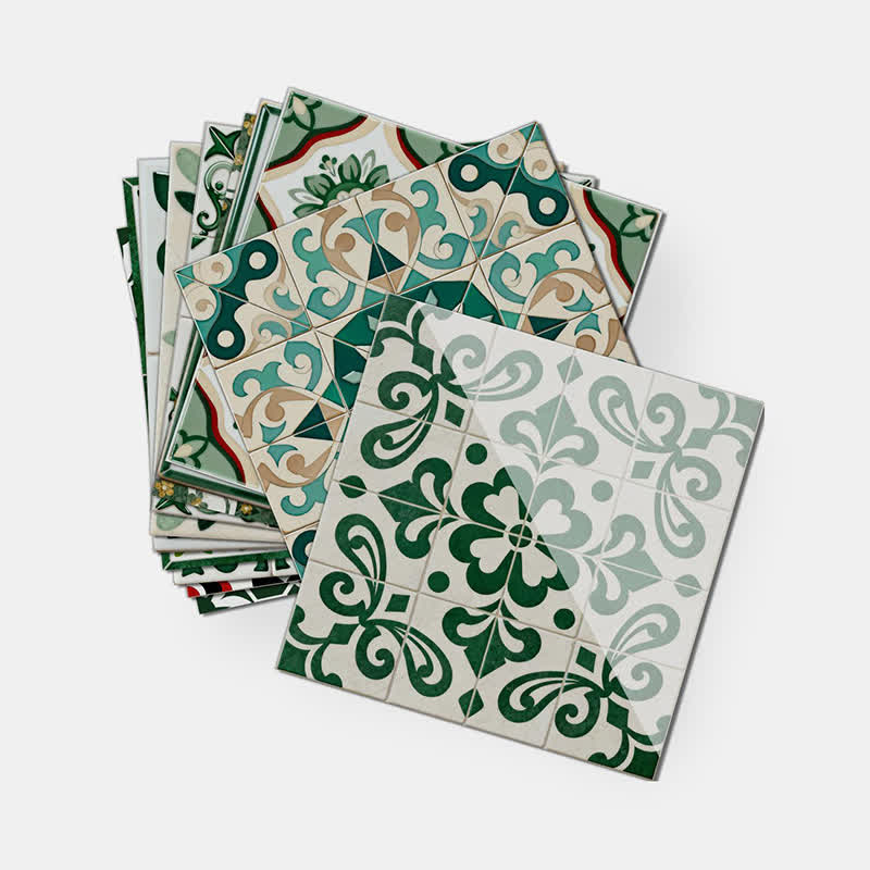 Ownkoti Boho Green Peel and Stick Wall Sticker (24PCS) - image 12